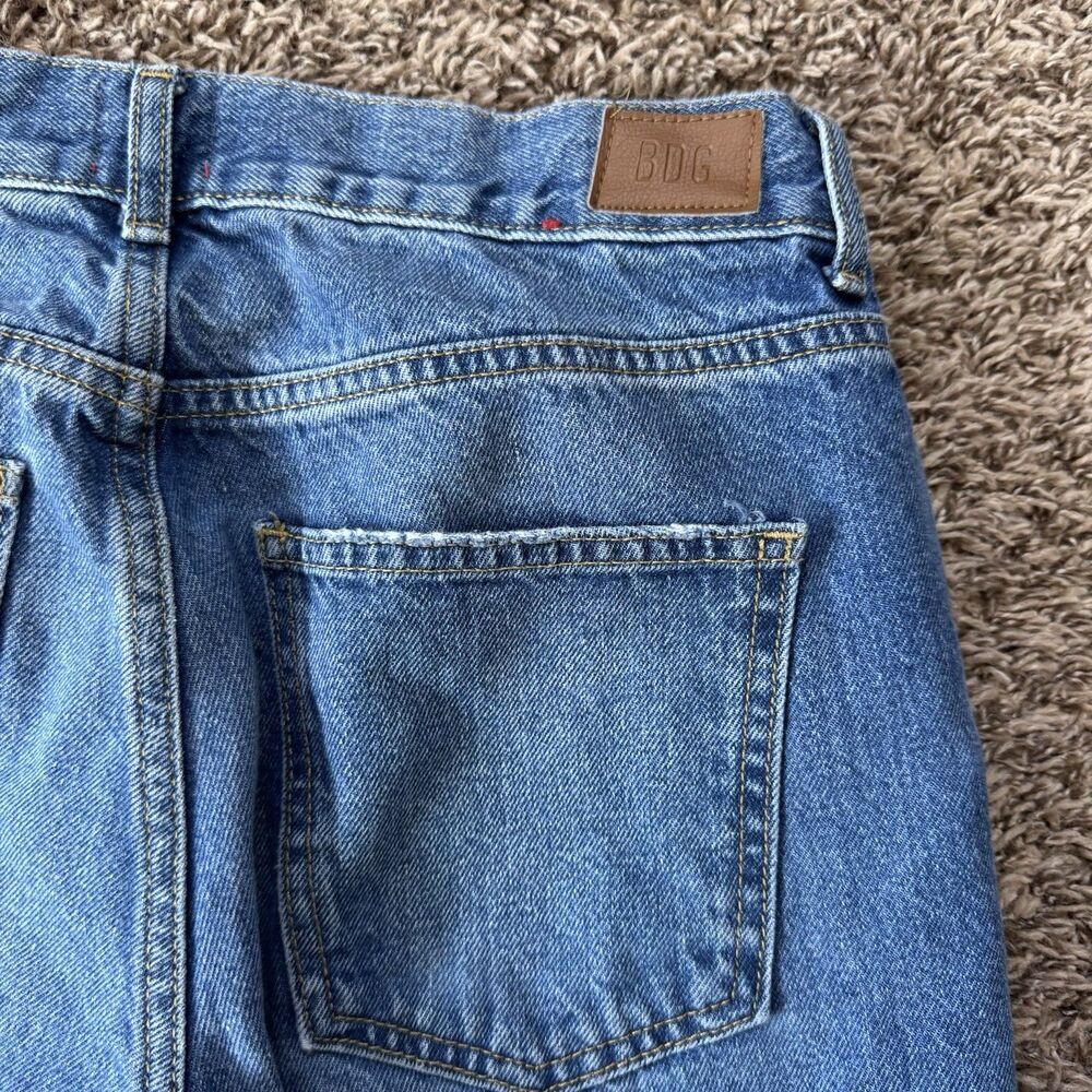 BDG Urban Outfitters Loose Bootcut Jeans Women 26 (30x30) Blue Denim Y2K Baggy - Picture 8 of 10